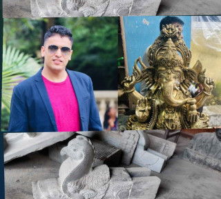 समाजसेवी रूपक लोहनीद्वारा दुप्चेश्वर धाममा ४ लाख बराबरको भव्य गणेश मूर्तिदान, ४ ढुङ्गेधाराका लागि समेत सहयोग