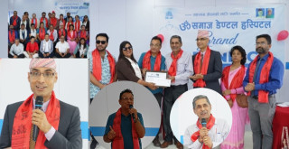 ॐ समाजको स्वास्थ्य अभियानले जनतालाई भरोसा र राहत दिन्छ : वरिष्ठ कलाकार रविन्द्र खड्का