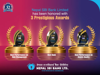 Nepal SBI Bank  honored by Indian Chamber of Commerce