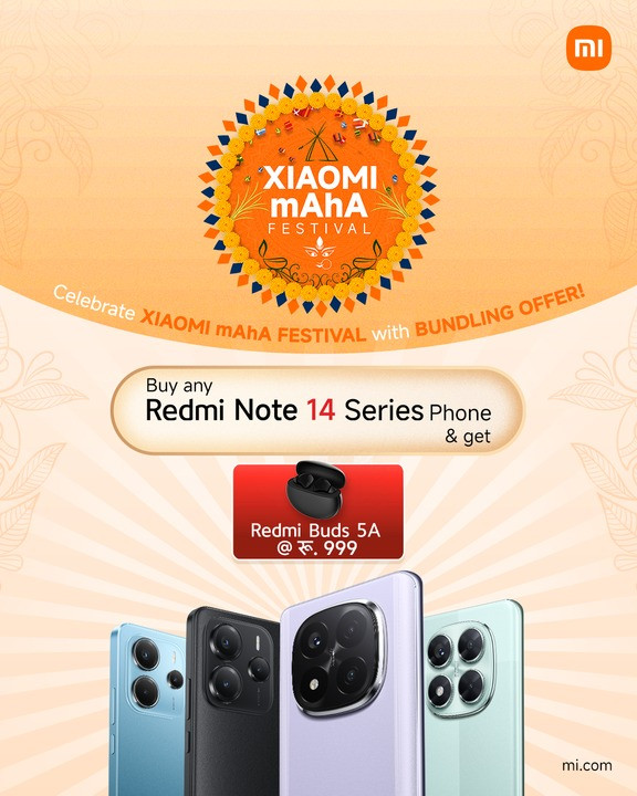 Xiaomi announces Festive Bundling Scheme for Redmi Note 14 Series