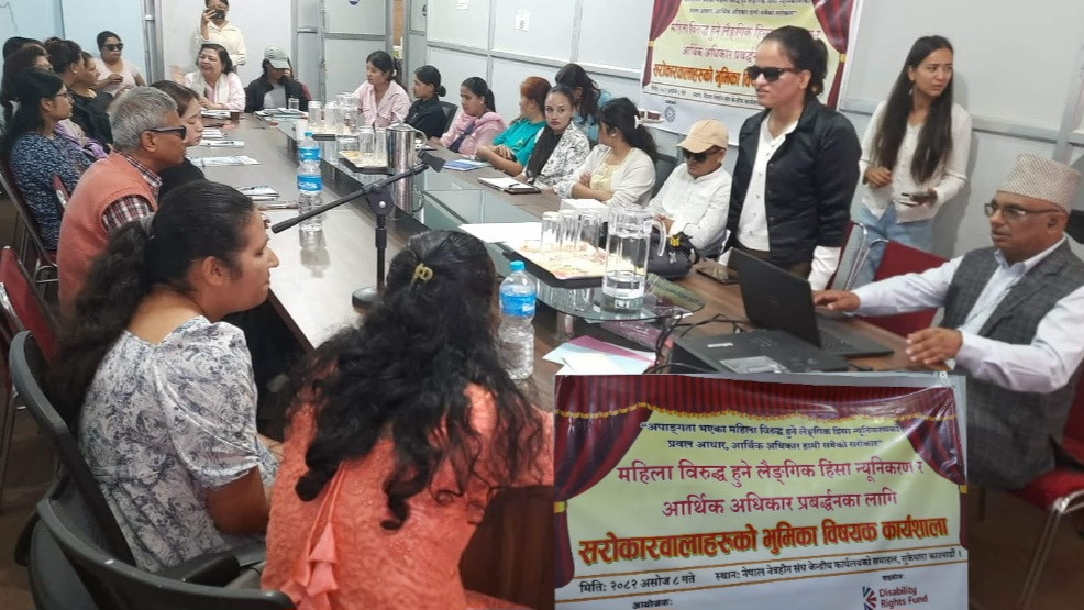 महिला विरुद्ध हुने लैङ्गिक हिंसा न्यूनीकरण र आर्थिक अधिकार प्रवर्धनका सवालमा छलफल