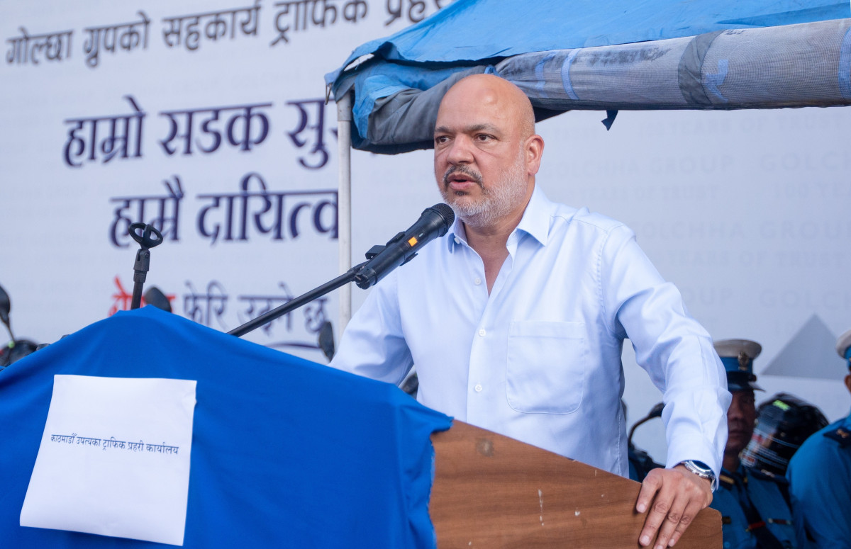गोल्छा ग्रुपद्वारा ट्राफिक प्रहरी कार्यालय बग्गीखानालाई २० थान मोटरसाइकल हस्तान्तरण