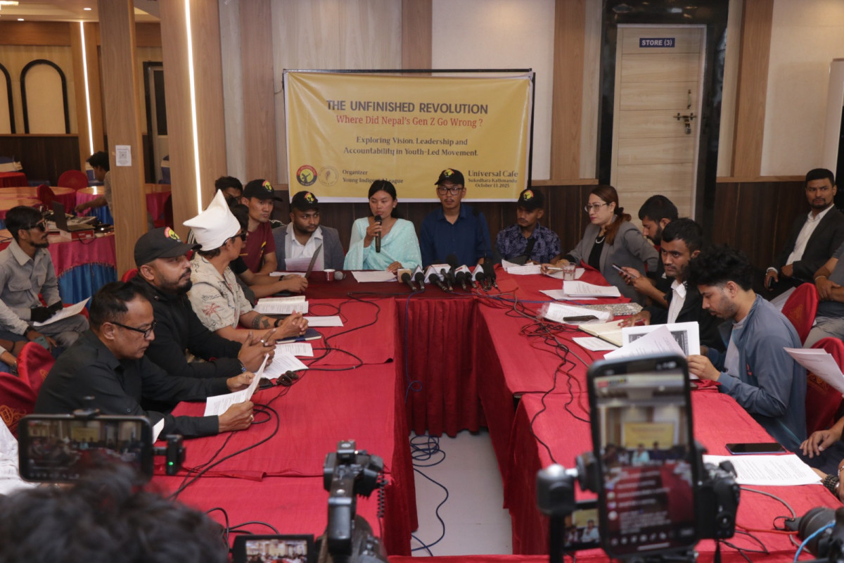 ‘योङ इण्डिजिनिष्ट लिग’ ले आफ्नो घोषणापत्र सार्वजनिक