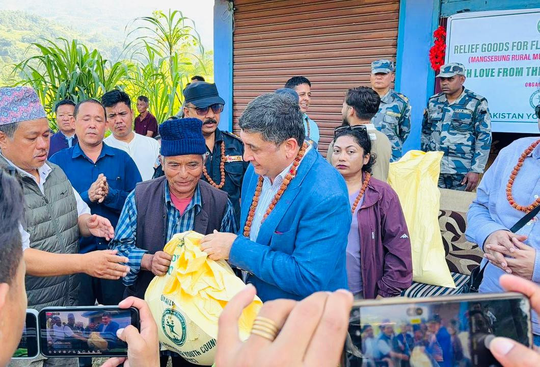 Pakistan Embassy, Kathmandu and Nepal-Pakistan Youth Council Extended Relief Support to Flood-Affected Families in Ilam, Koshi
