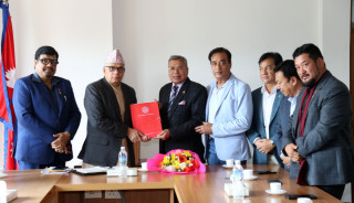 चेम्बरद्धारा मुुख्य सचिवसमक्ष सुरक्षाको प्रत्याभूूति र आर्थिक नीतिगत स्थायीत्वका लागि सुझाव