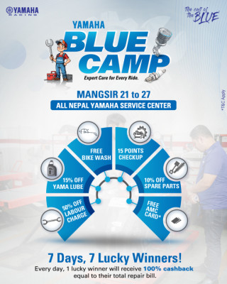 Yamaha Nepal Announces “Yamaha BLUE CAMP” A Nationwide Service Week for Every Yamaha Rider