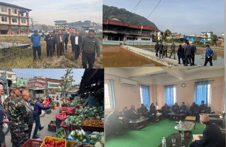 मत्स्य उत्पादन आत्मनिर्भरता लक्ष्यसहित मन्त्रीको माछापोखरी भ्रमण