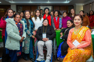 नेपाल अपाङ्ग महिला संघको २५ औ वार्षिक साधारण सभाका अवसरमा कार्मचारीलाई सम्मान