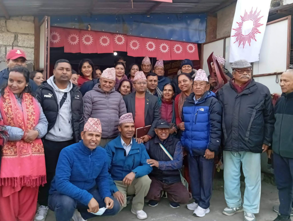 एमाले पोखरा १५ को निर्बाचन कार्यालय  जेन्जी युबाहरूद्वारा उद्घाटन
