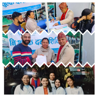 ॐ समाज डेण्टल अस्पताल र MV Dugar Group बीच MOU, कर्मचारीलाई विशेष स्वास्थ्य सुविधा प्रदान हुने