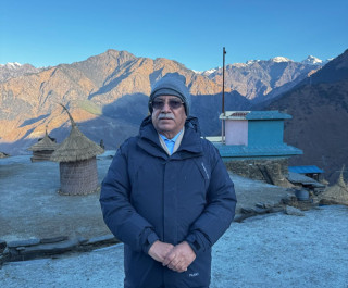 पर्यटकीय बस्ती मैकोटमा प्रचण्डको मर्निङवाकसँगै जनभेटघाट