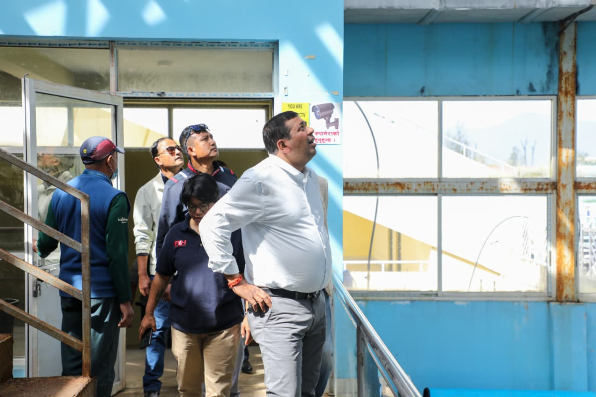 हावाहुरीले सातदोबाटो पौडी पोखरीको छाना क्षतिग्रस्त, राखेपद्वारा स्थलगत निरीक्षण