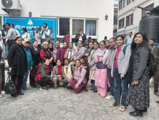 मन्त्रालय गाभ्ने प्रस्तावविरुद्ध अधिकारकर्मी एकजुट, एटविनको नेतृत्वमा ज्ञापनपत्र बुझाइयो