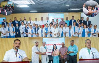 शिक्षण अस्पताललाई काठमाडौं महानगरको १ करोड ७० लाख बराबरका स्वास्थ्य उपकरण सहयोग