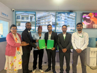 ओम समाज डेन्टल अस्पताल र नबिल बैंकबीच रणनीतिक स्वास्थ्य सेवा सहकार्य सम्झौतामा हस्ताक्षर