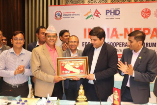 नेपाल–भारत आर्थिक सहकार्य विस्तारमा अध्यक्ष  पोखरेलको जोड