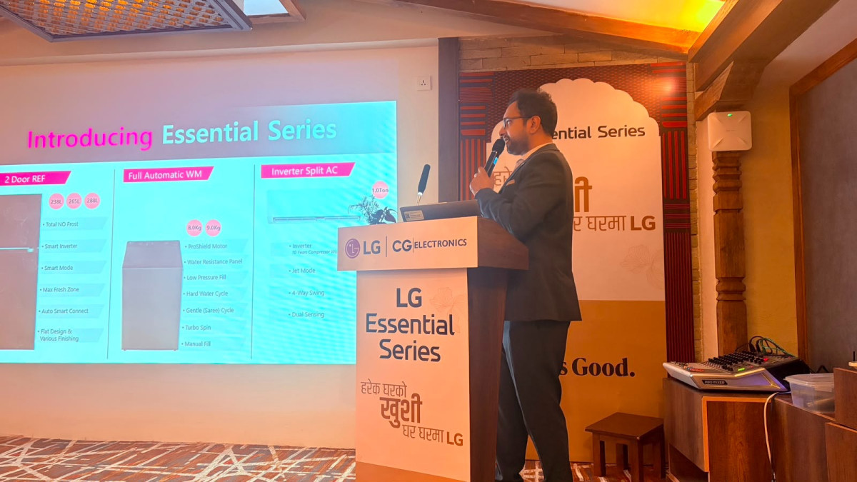 LG ले नेपाली उपभोक्ताका लागि “Essential Series” घरेलु उपकरण सार्वजनिक गर्‍यो
