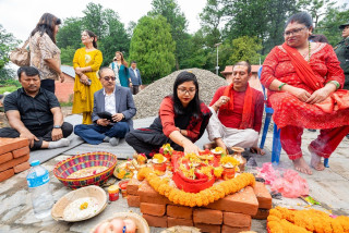 वनकाली धर्मशाला, ऐतिहासिक पोखरी र कलात्मक पर्खाल पुनःनिर्माण शिलान्यास