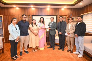 रसुवा बाढीपीडितका लागि NAIMA को ५० लाख सहयोग