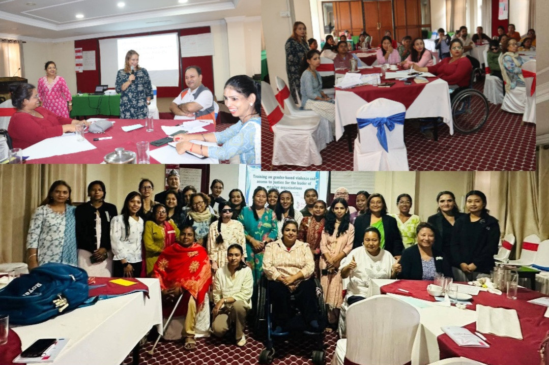 अपाङ्गता भएका महिलाहरूलाई लैङ्गिक हिंसा  र न्यायमा पहुँच सम्बन्धी २ दिने तालिम सम्पन्न